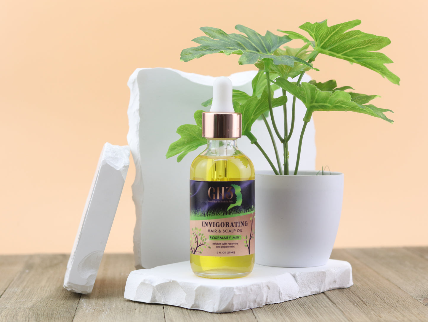 Invigorating Rosemary Mint Hair and Scalp Oil
